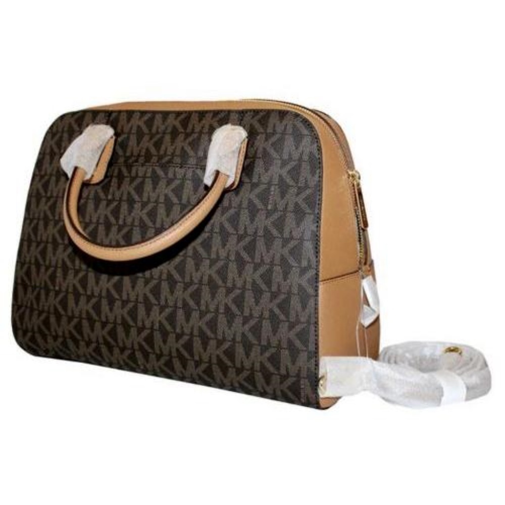 Michael Kors Sandrine Stud Studded Large Satchel - Picture 3 of 4